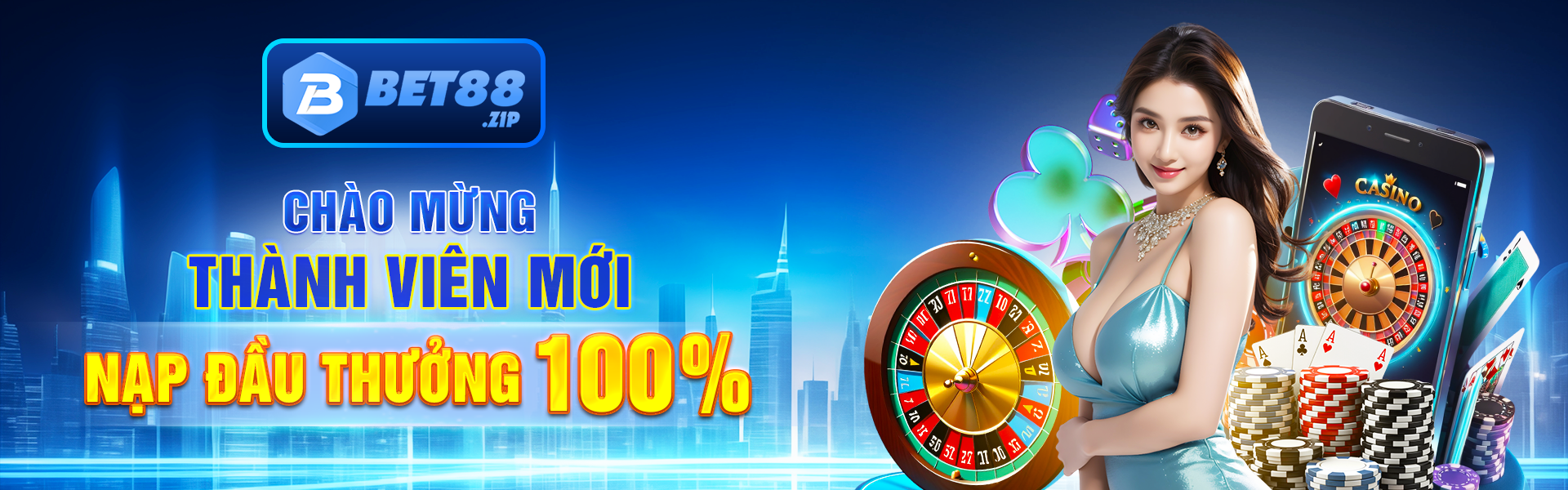 Nạp đầu Bet88 thưởng 100%