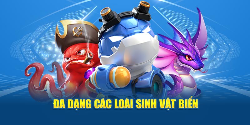 Đa dạng các loài sinh vật biển