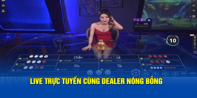 Live tài xỉu BET88 trực tuyến cùng dealer nóng bỏng 